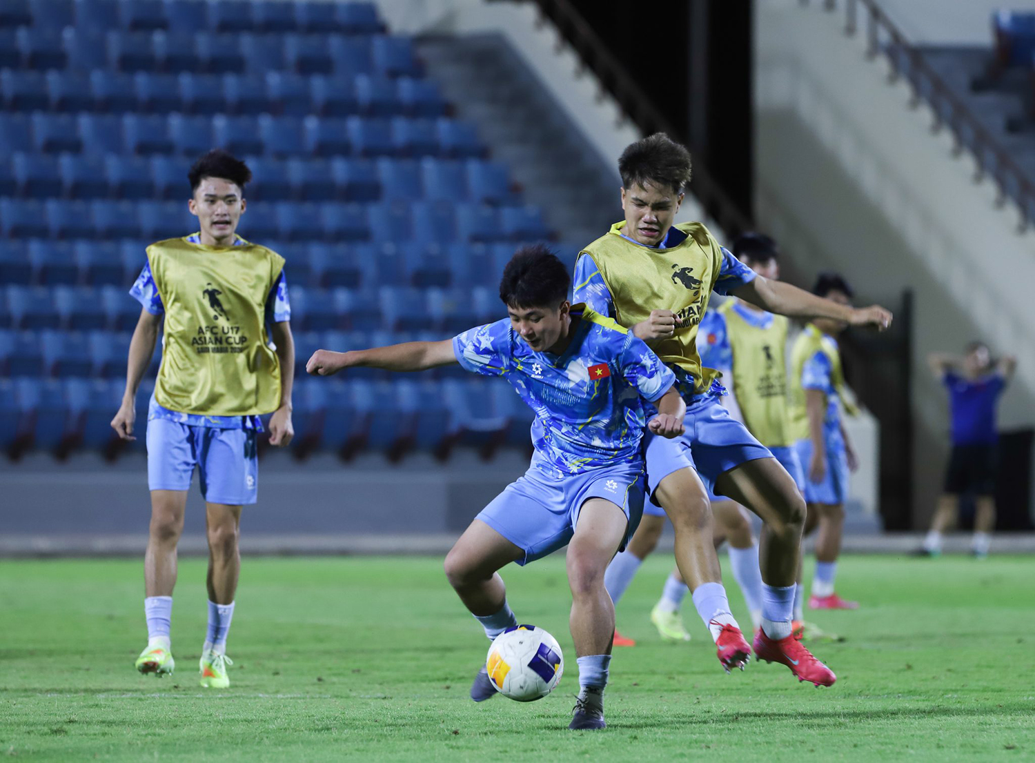 U17 Việt Nam quyết tâm vượt qua thử thách lớn U17 Hàn Quốc


